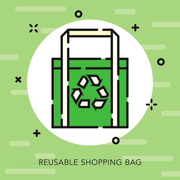 可回收的开放轮廓环境图标图片下载