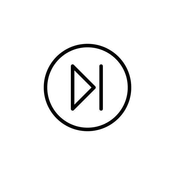 慢动作标志中的一个圆圈图标。移动概念和web应用程序的极简图标元素。细线图标用于网站设计和开发，应用程序开发图片下载