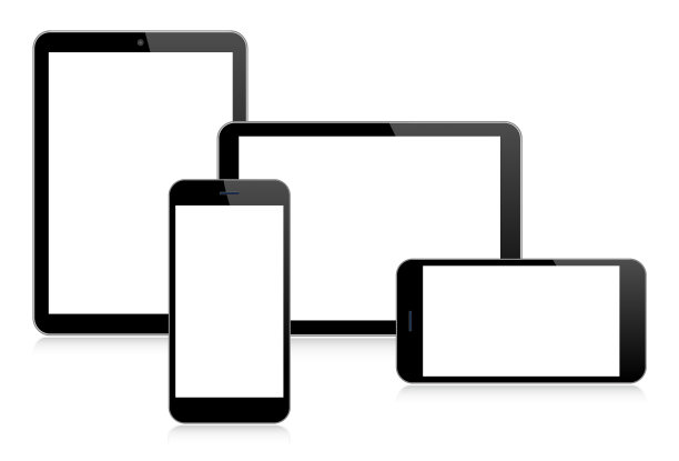 平板电脑，智能手机，黑色手机图片下载