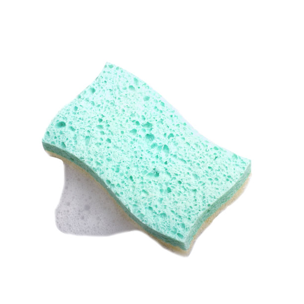 绿色海绵带泡沫图片下载