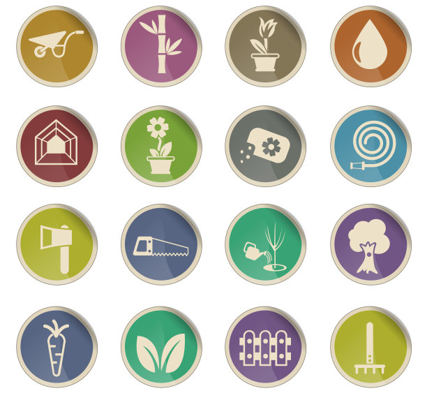 植物图标组图片下载