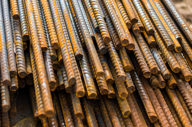 建筑用主要材料：钢筋图片下载