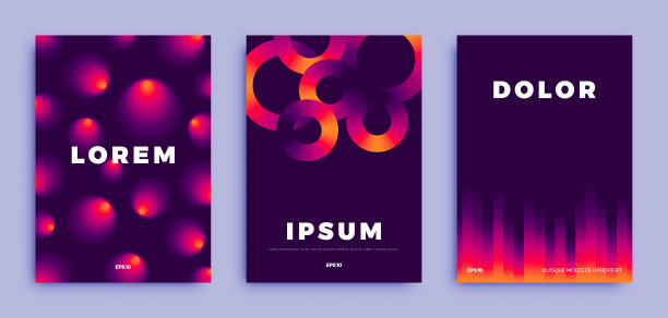 封面设计，创造性的渐变背景素材图片