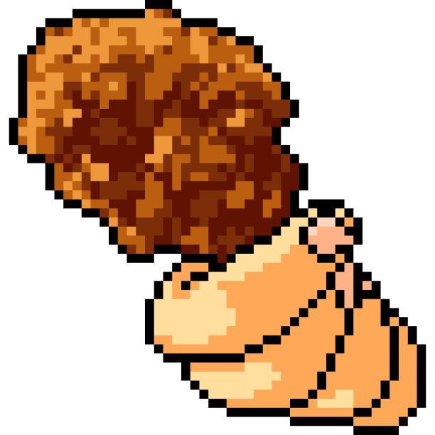 矢量像素艺术孤立的卡通图片下载
