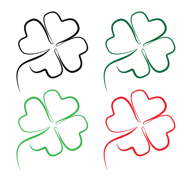 三叶草插图图片下载