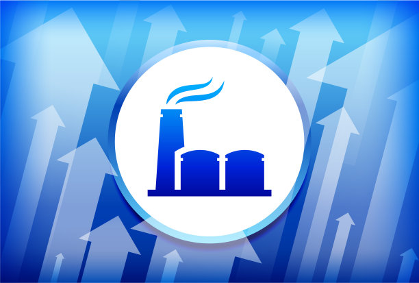 油泵蓝色箭头背景图片下载