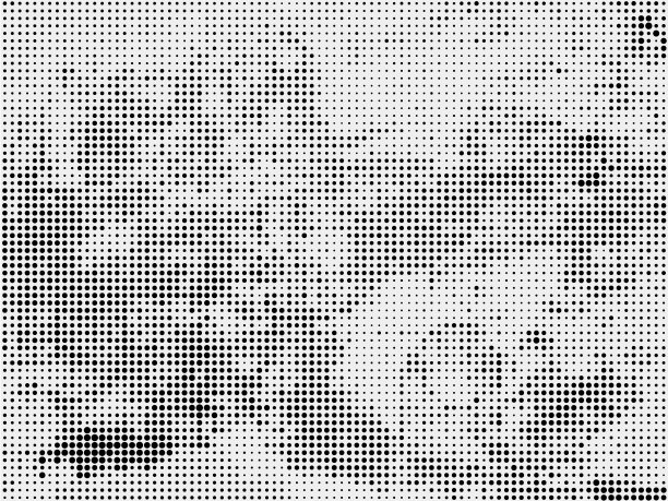 半色调模式黑白矢量背景图片下载