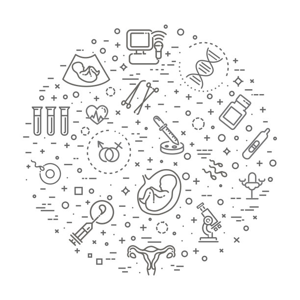 医学、妇科横幅插图图片下载