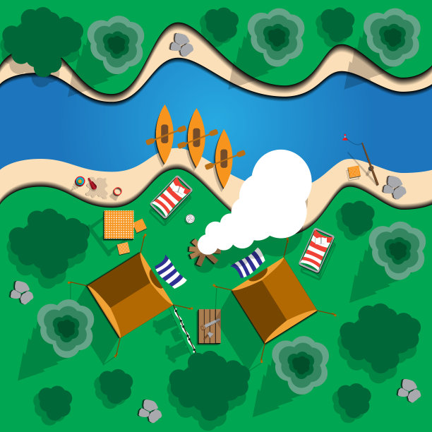 露营。图片下载