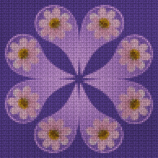 插图十字绣曼荼罗图片下载