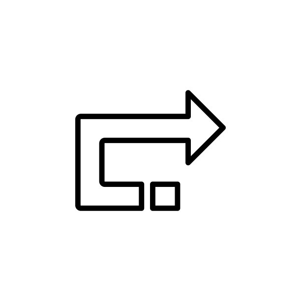 后退箭头图标：用于移动概念和Web应用程序的极简图标元素，用于网站设计和应用程序开发的细线图标图片下载