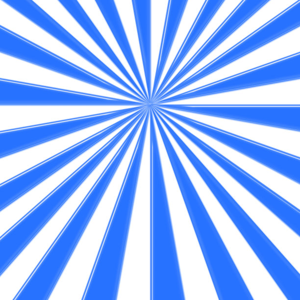 股票插图-蓝色阳光中心背景，空白拷贝空间，3D插图。图片下载