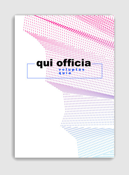 线性矢量最小时尚小册子设计，封面模板，几何半色调梯度。用于横幅，标语牌，海报，传单。美观别致，花纹纹理。图片下载