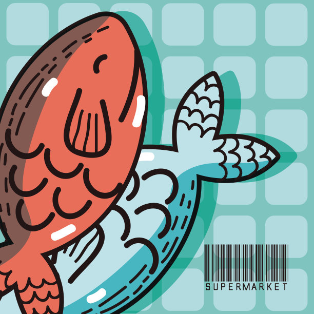 鱼，海鲜，超市产品图片下载