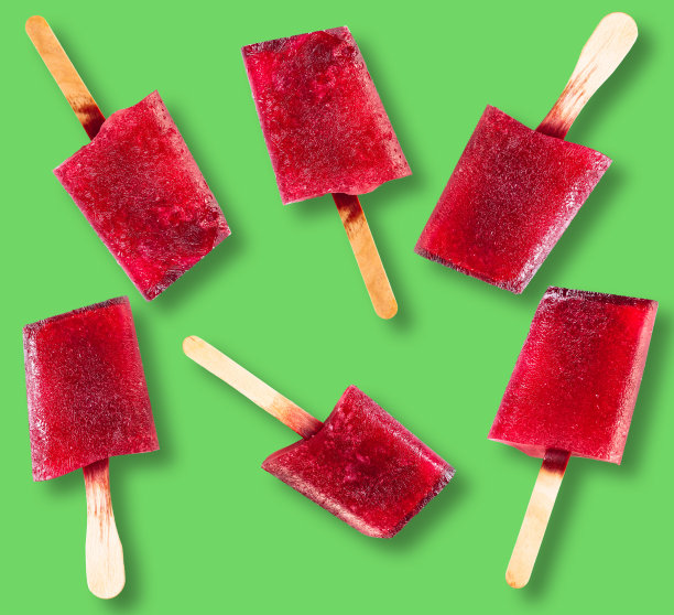 绿色的莓果冰图片下载