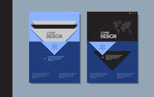 一套现代封面设计。图片下载