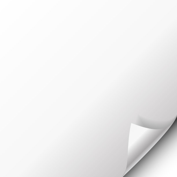 纸海报挂在角落里。矢量图图片下载