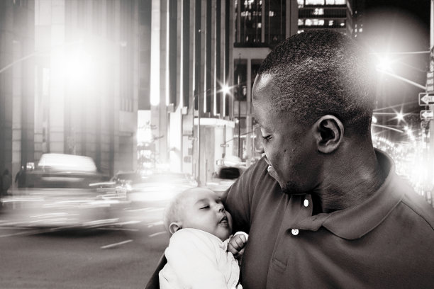 跨种族家庭反对种族主义图片下载