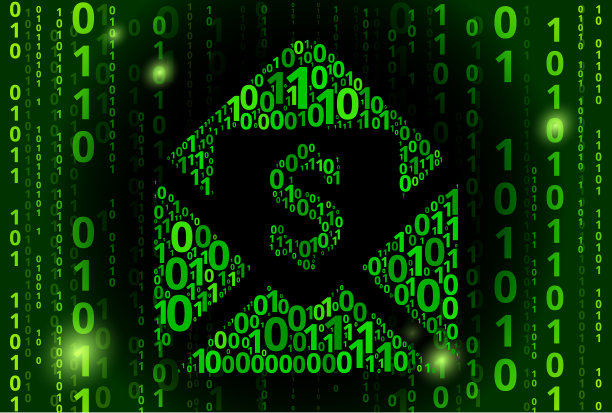 货币字母二进制码矢量模式背景图片下载