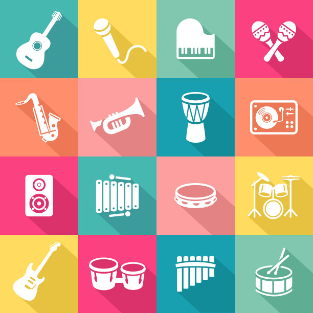 乐器图标合集图片下载