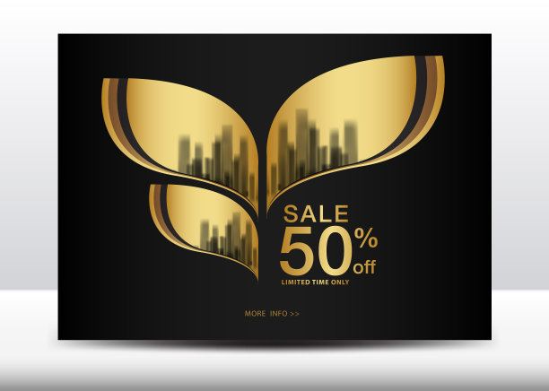 销售旗帜，广告牌，宣传册传单化妆品，旗帜设计模板矢量插图，展示，广告布局，海报，卡片，封面，杂志广告，年度报告，目录，背景，A4图片下载