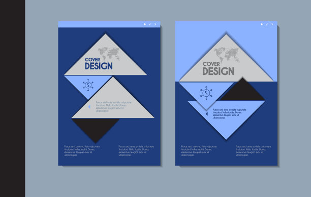 一套现代封面设计。图片下载