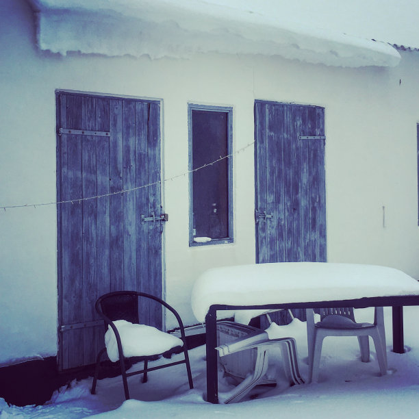 Snowcovered建筑图片下载