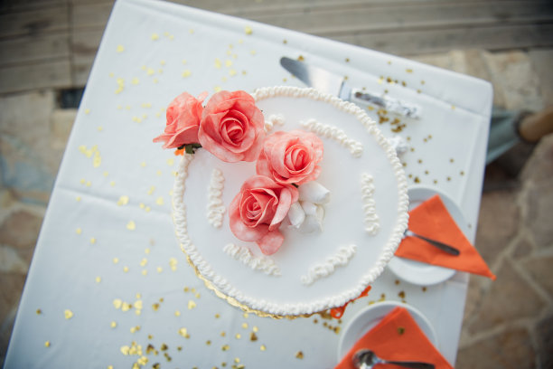 美味的婚礼蛋糕图片下载