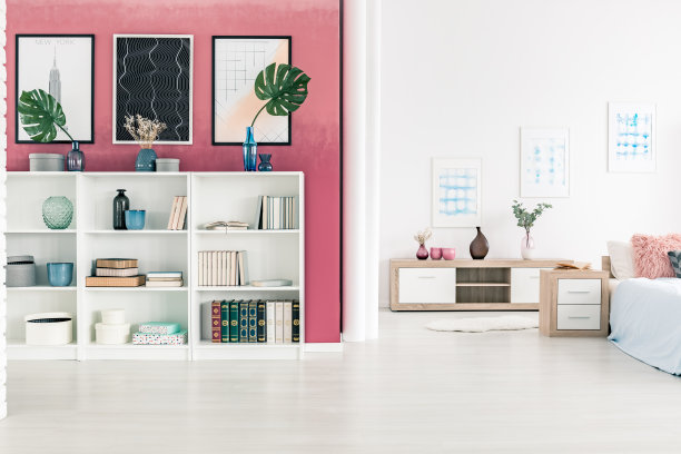 宽敞的客厅内部图片下载