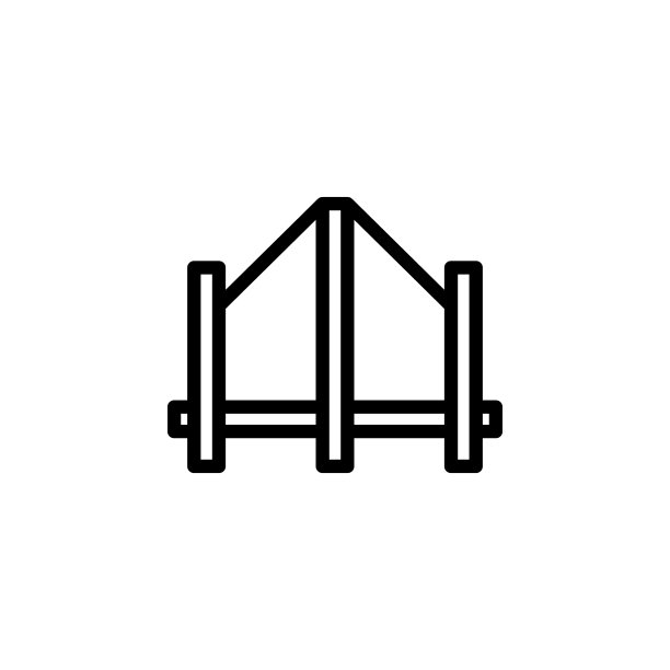 桥图标。移动概念和web应用程序的极简图标元素。细线图标用于网站设计和开发，应用程序开发图片下载