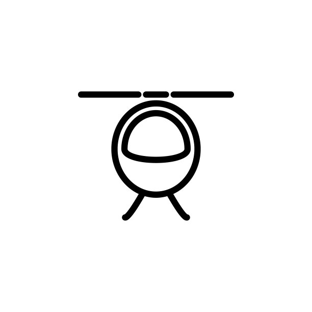 直升机图标：移动概念和Web应用程序的简约图标元素，用于网站设计和应用程序开发的细线图标图片下载