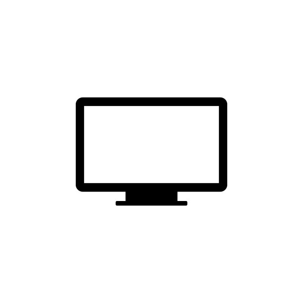 显示器图标。用于移动概念和Web应用程序的极简图标元素。网站、网页设计、移动应用程序的符号和标志图标集合图片下载