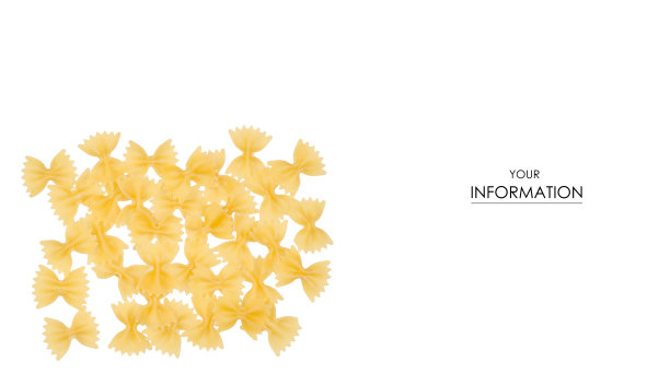 蝴蝶结通心粉图案图片下载