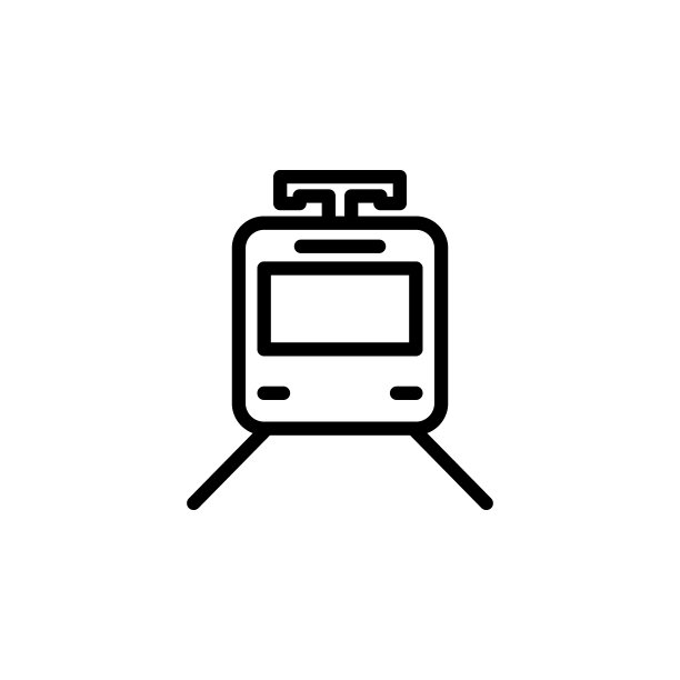 一列火车图标。移动概念和web应用程序的极简图标元素。细线图标用于网站设计和开发，应用程序开发图片下载