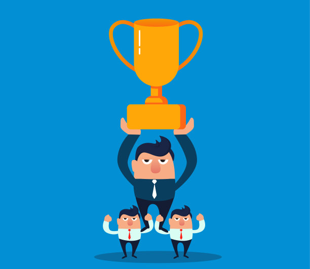 团队拥有奖杯素材图片