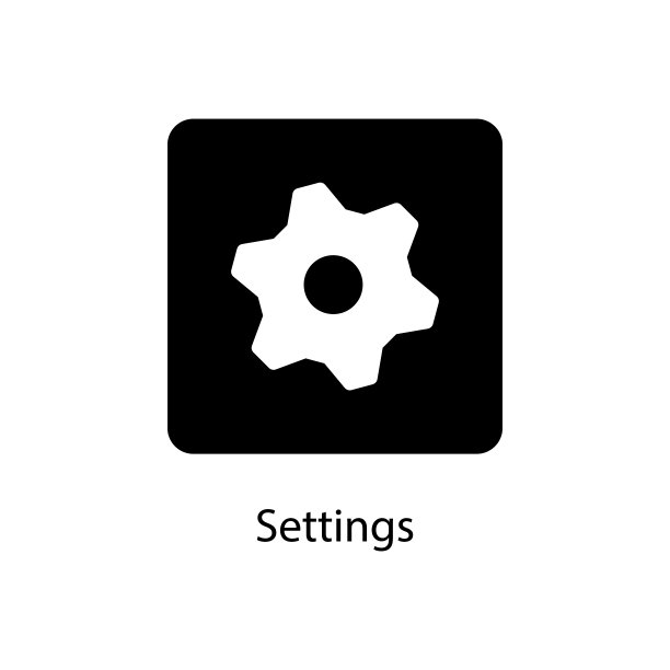 设置图标的标志。移动概念和web应用的极简图标元素。标志和符号收集图标为网站，网页设计，移动应用程序图片下载