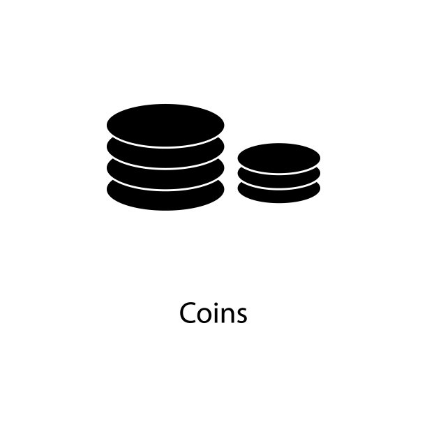 硬币图标。移动概念和Web应用程序的简约图标元素。网站、网页设计、移动应用的符号和标志合集图标图片下载