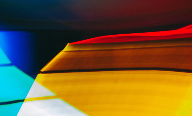 彩色的光线在缓慢的快门速度，抽象的照片图片下载