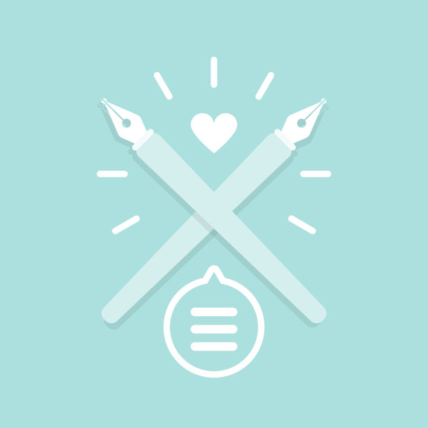 文案的概念。矢量插图，平面设计图片下载