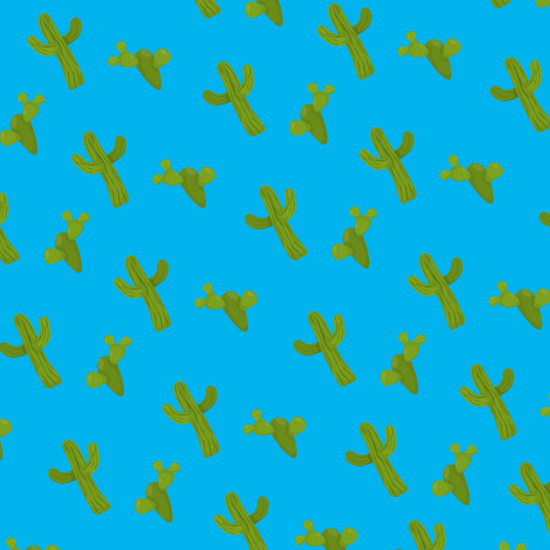 沙漠植物背景仙人掌图片下载