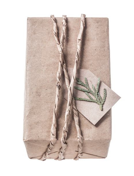 古董手工礼品盒容器孤立在白色图片下载