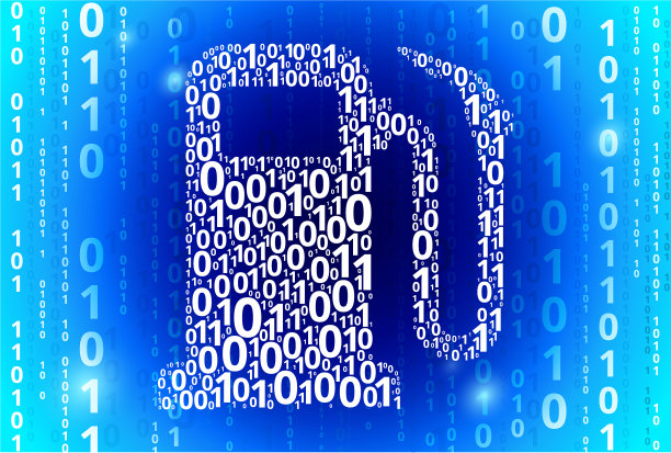 加油泵二进制代码蓝色矢量图案背景图片下载