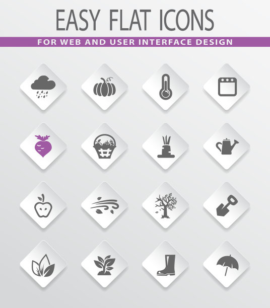 秋天的图标集图片下载