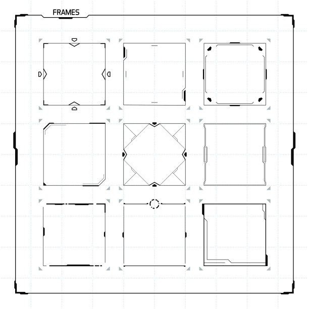 科幻Ui方框图片下载