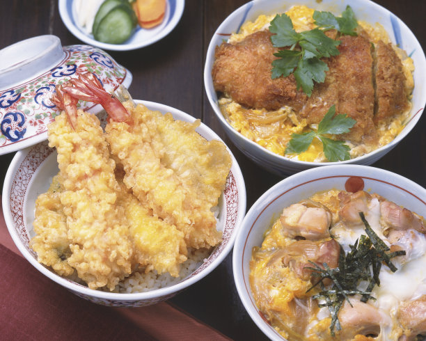 katu -don Oyako-don碗，Ten-don图片下载