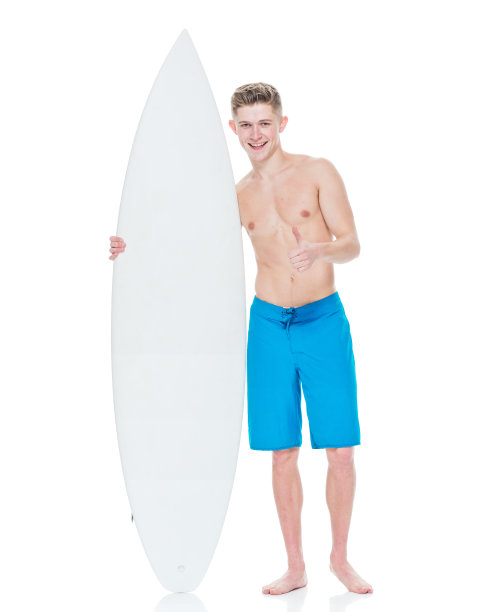 一个拿着冲浪板的酷家伙图片下载