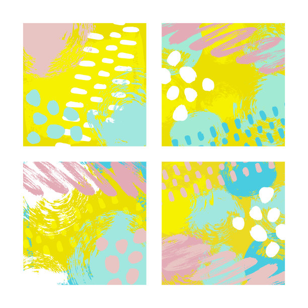 矢量集手绘抽象背景图片下载