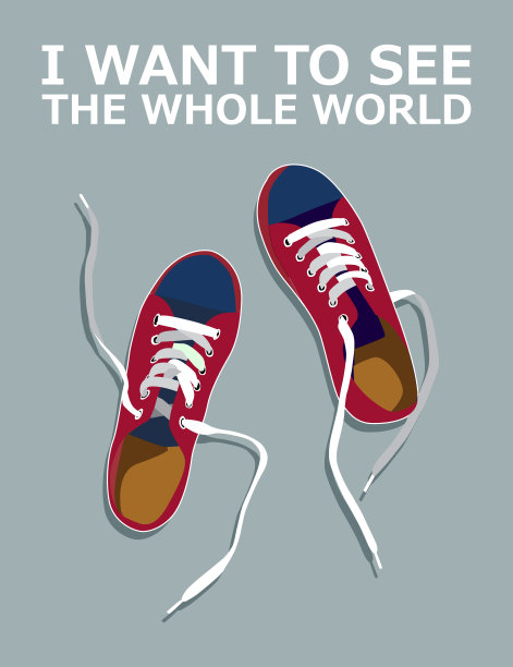 平底运动鞋运动背景概念。图片下载