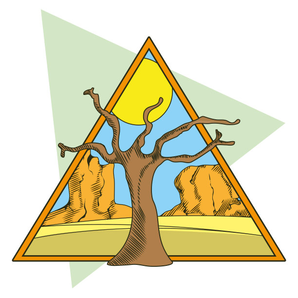 沙漠之树卡通图片下载