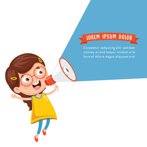 矢量插图的扩音器图片下载